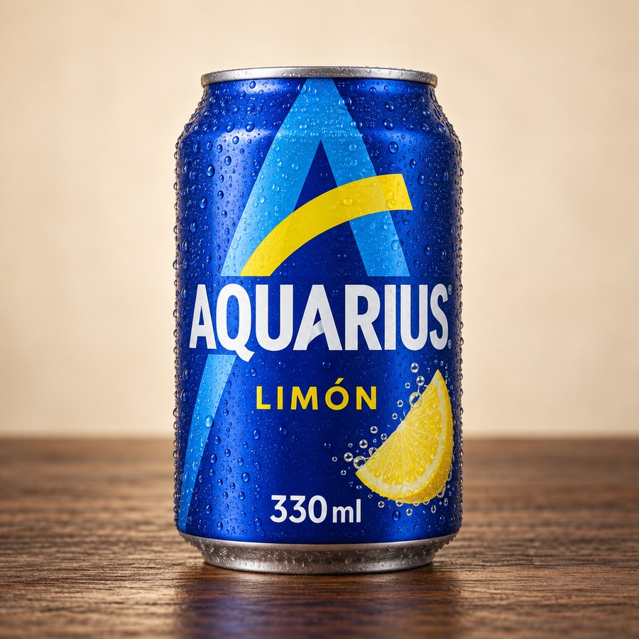 Aquarius Limón lata 330 ml